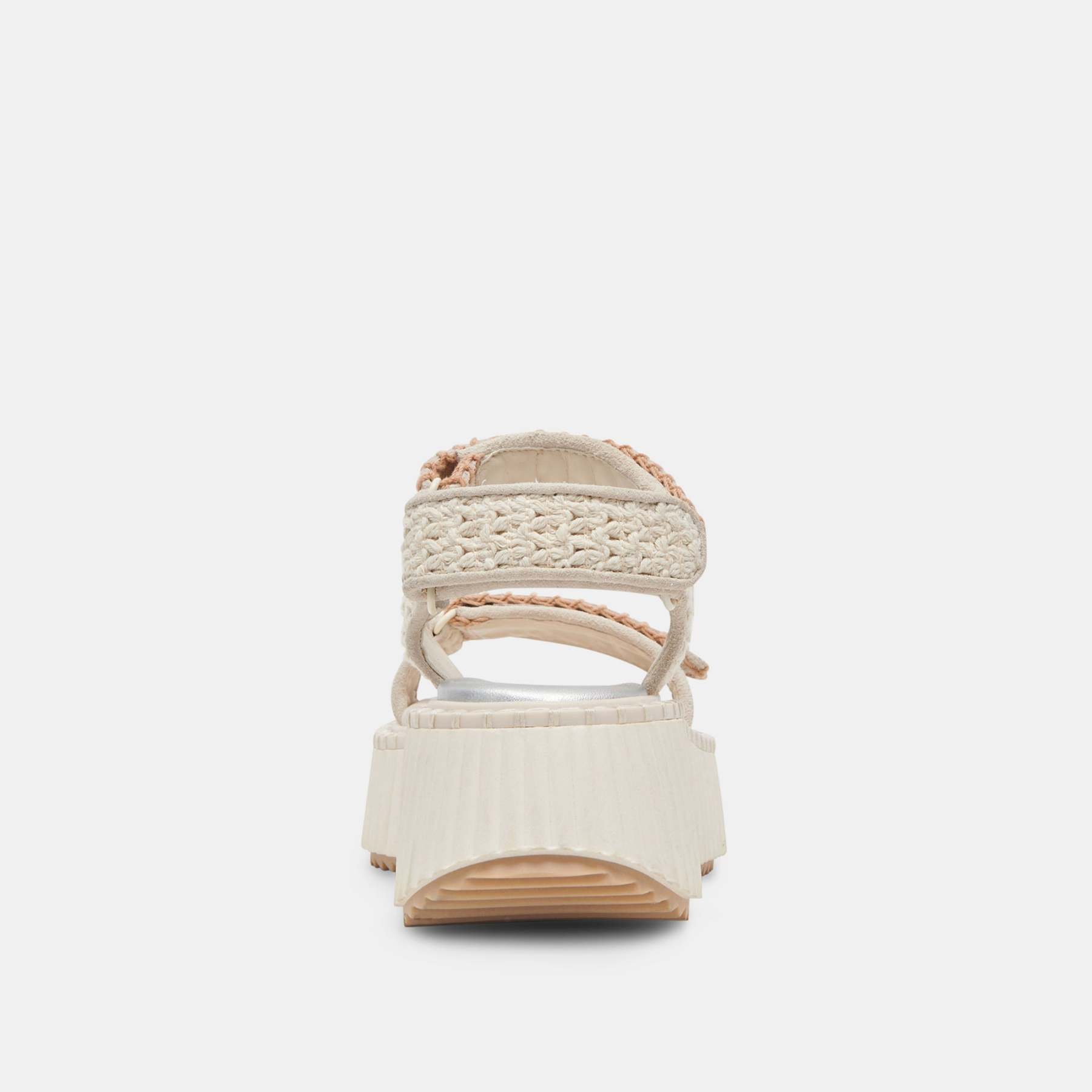 Debra Sandals Ivory Suede