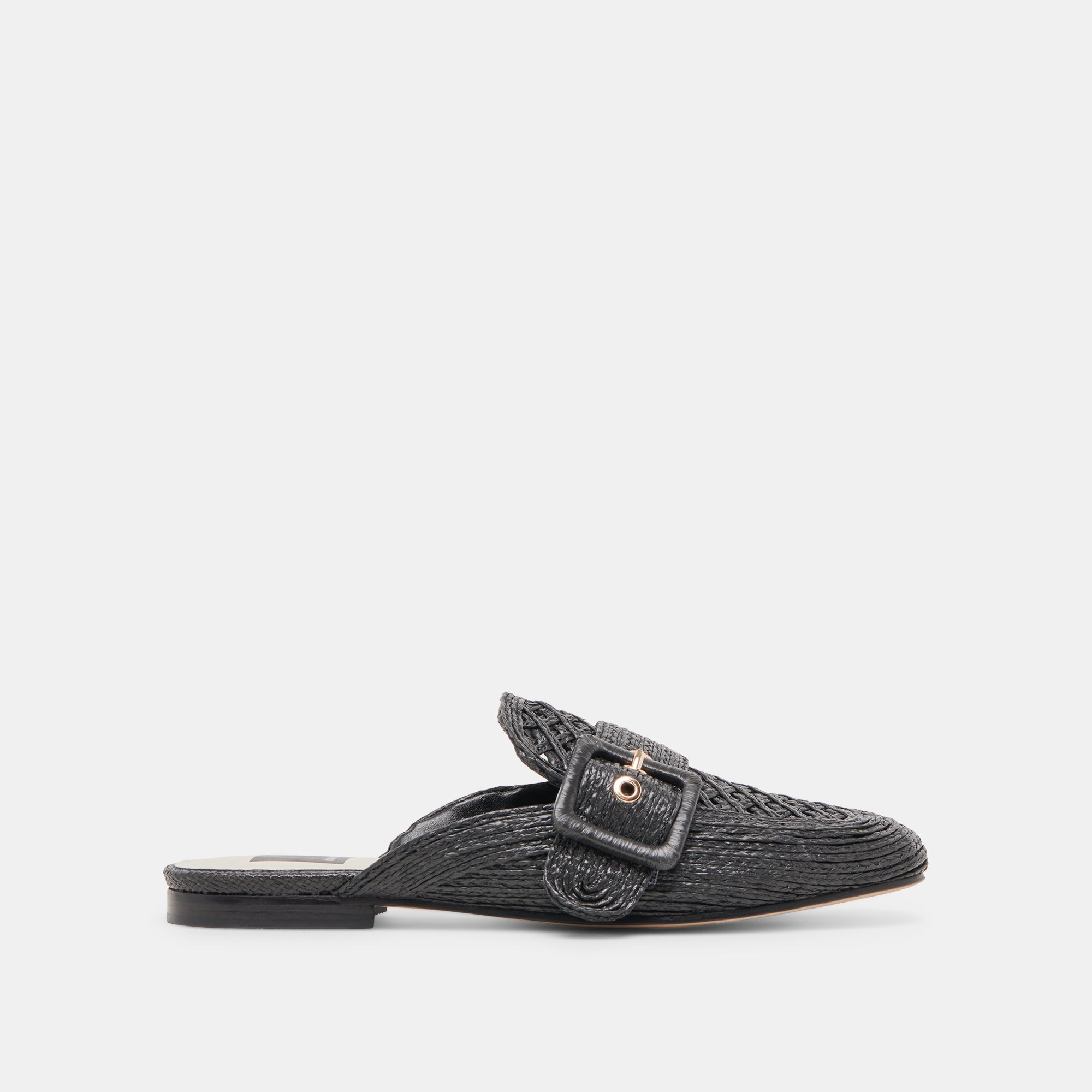 Sianna Flats Black Raffia