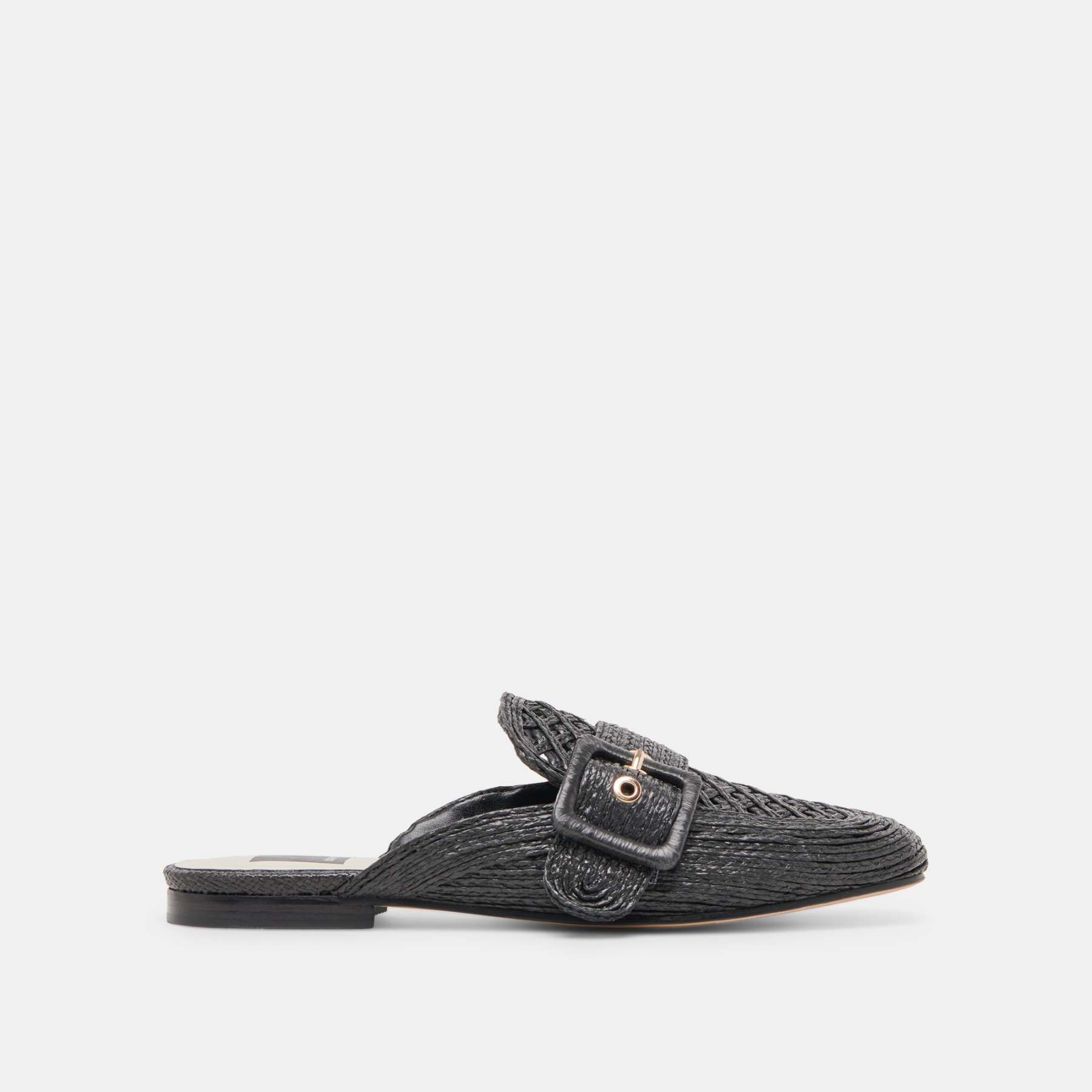 Sianna Flats Black Raffia