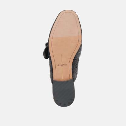 Sianna Flats Black Raffia