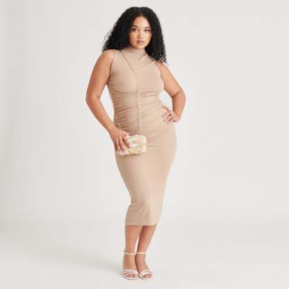 Daisy Clutch Natural Multi Beaded