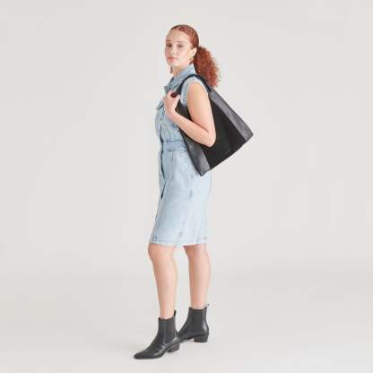 Marie Tote Black Multi Leather