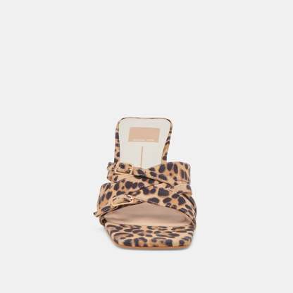 Bryant Heels Dk Leopard Suede