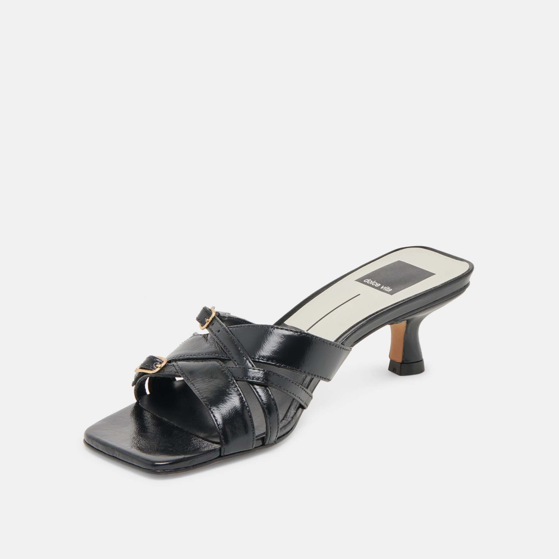 Bryant Heels Midnight Crinkle Patent