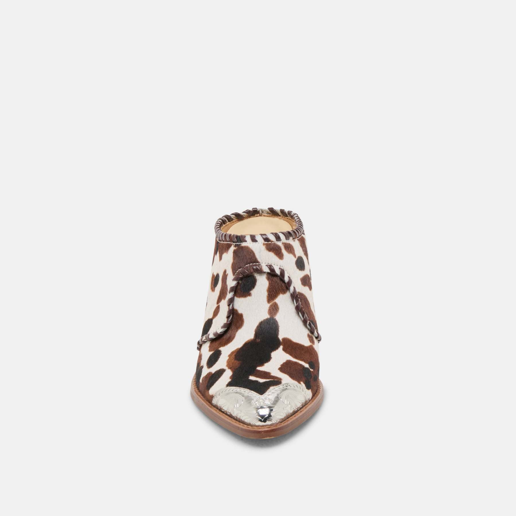 Jolyn Heels Cocoa Taurus Calf Hair