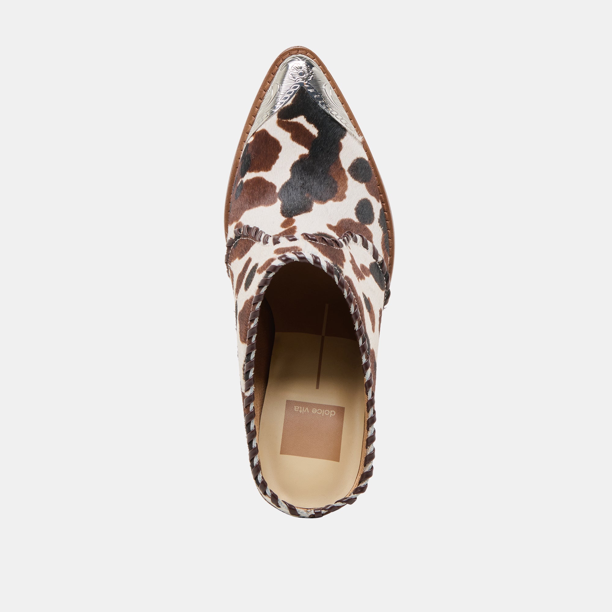 Jolyn Heels Cocoa Taurus Calf Hair