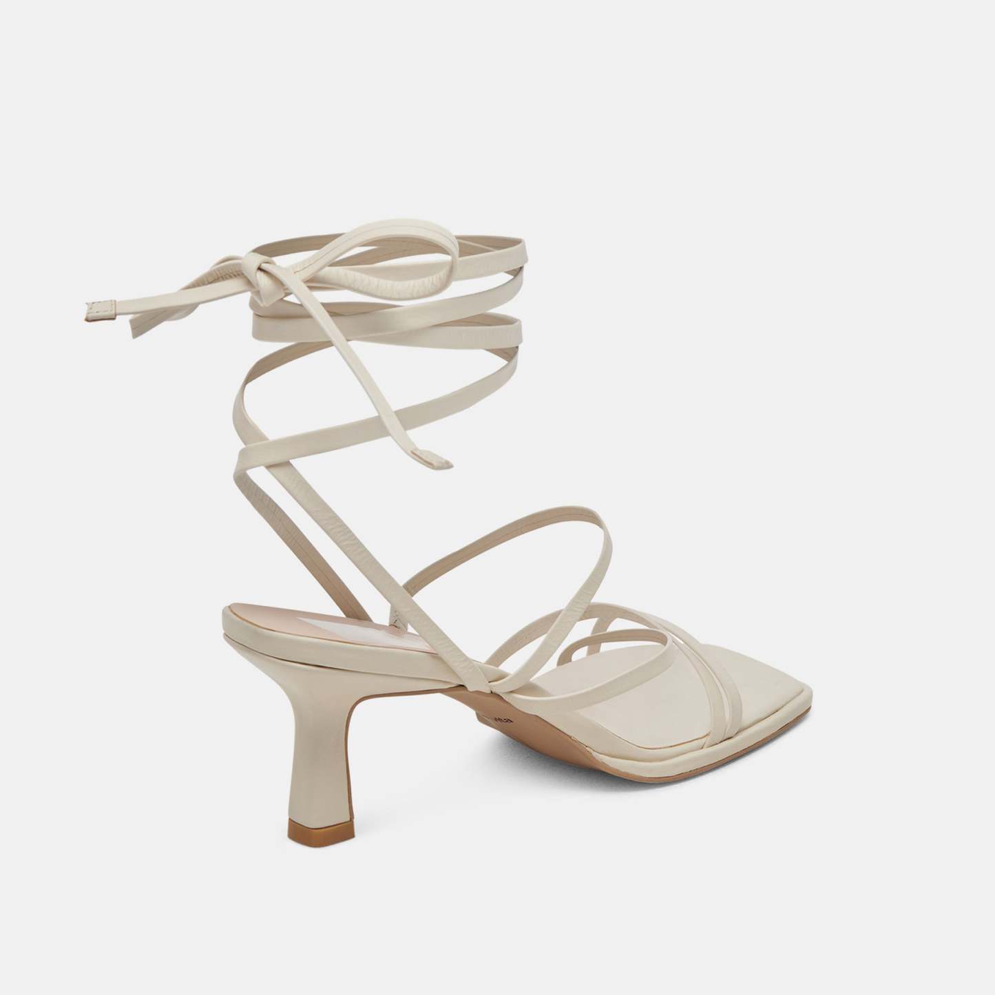 MALABO HEELS IVORY LEATHER