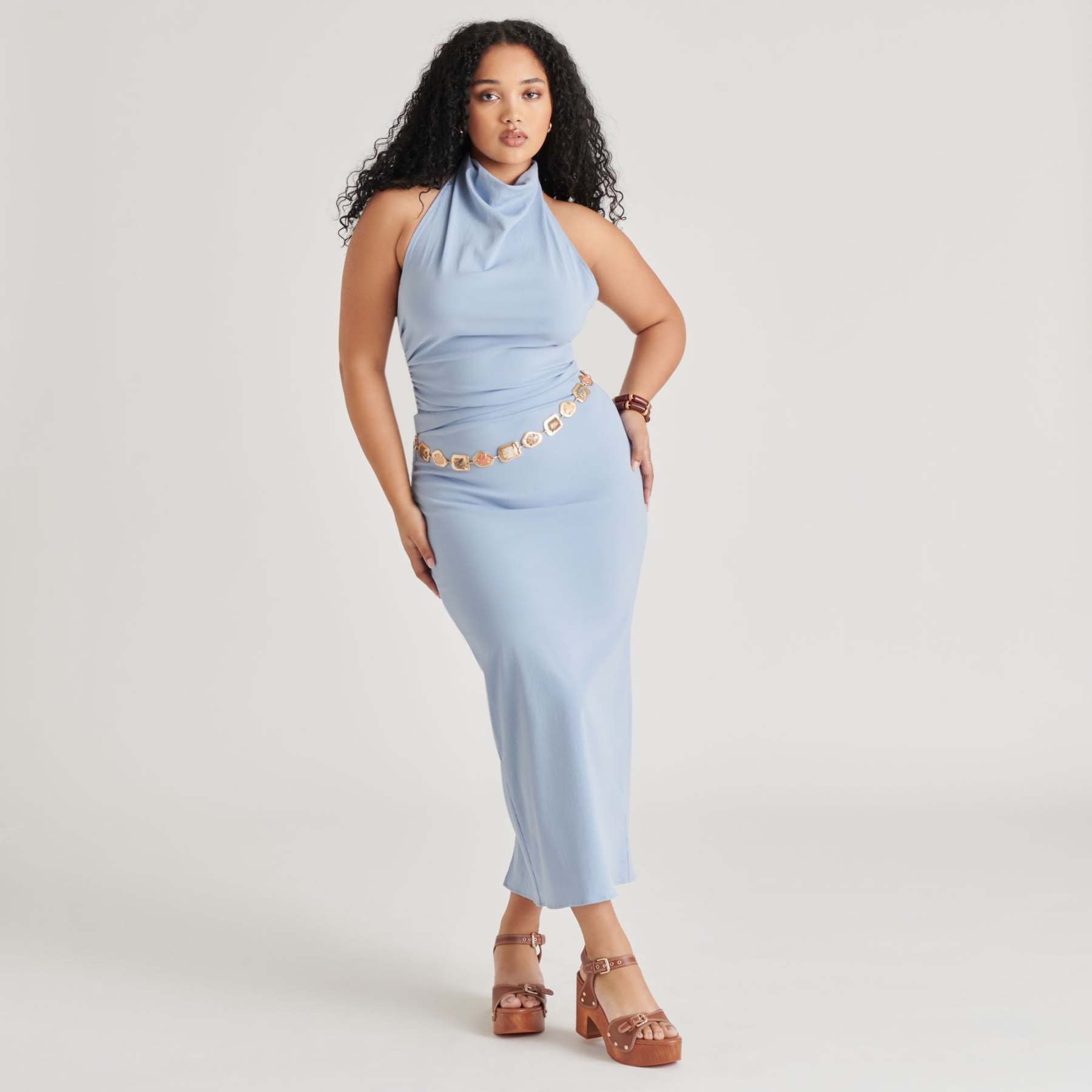 Yandy Heels Cognac Leather