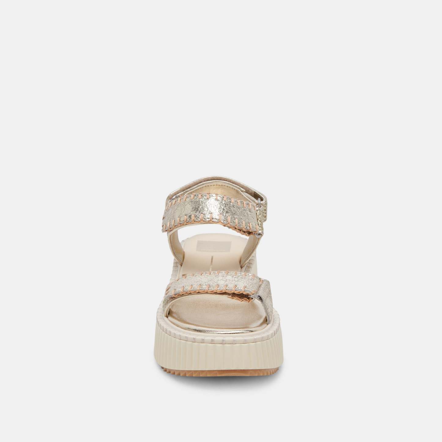 Debra Sandals Platinum Distressed Leather