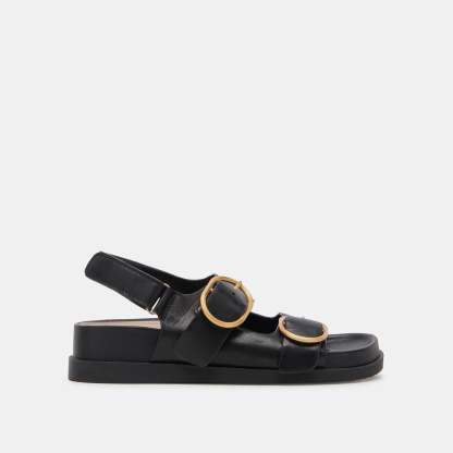 Starla Sandals Black Leather