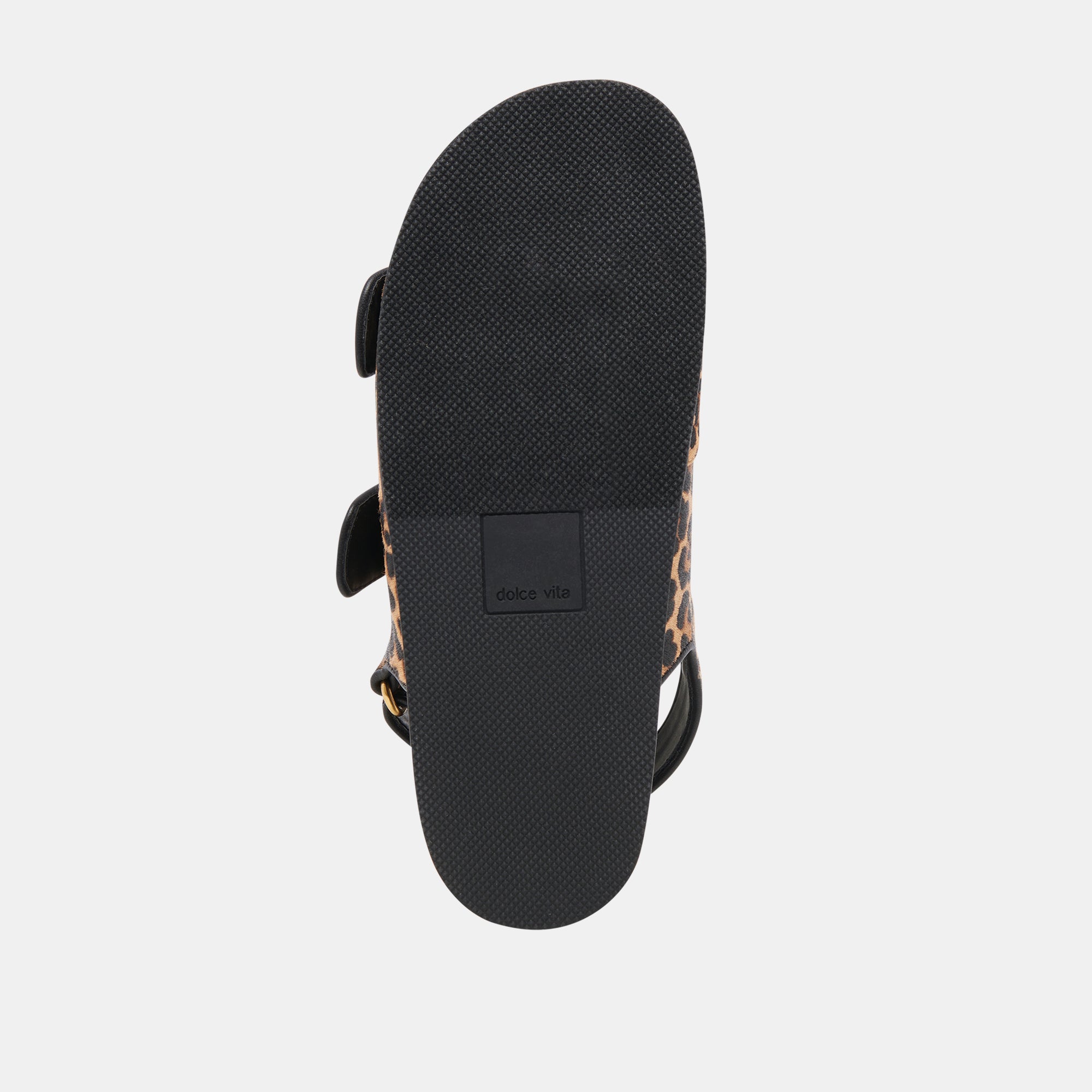 Starla Sandals Leopard Black Calf Hair