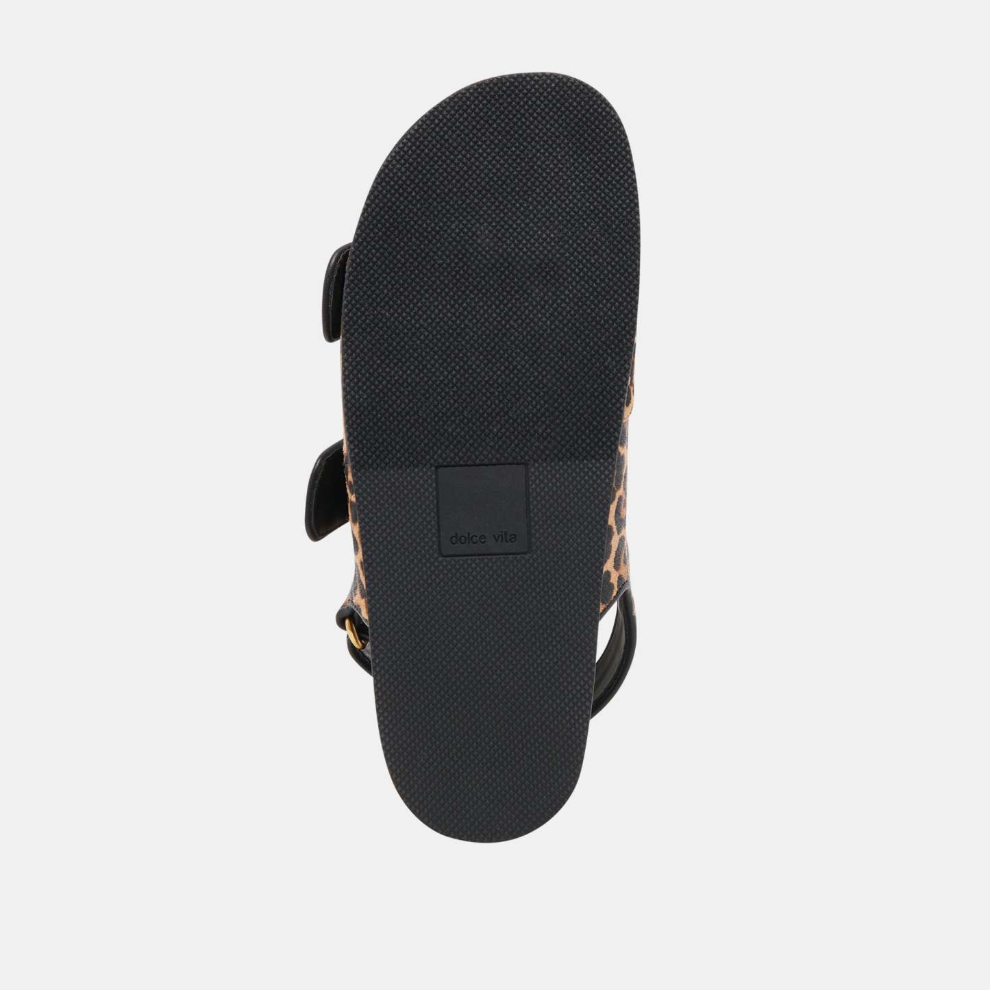 Starla Sandals Leopard Black Calf Hair