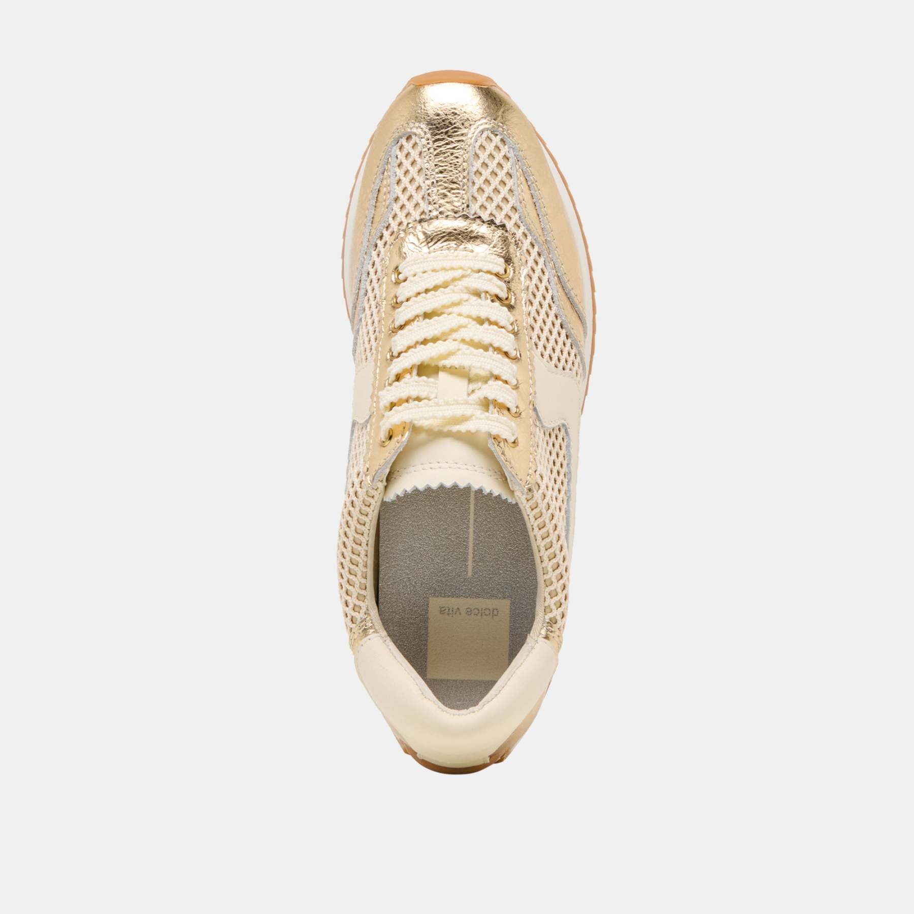 B.Ntcd Mesh Sneakers Gold Woven Mesh