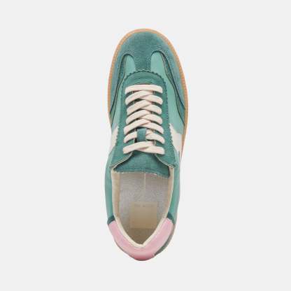 SNEAKERS GREEN SUEDE