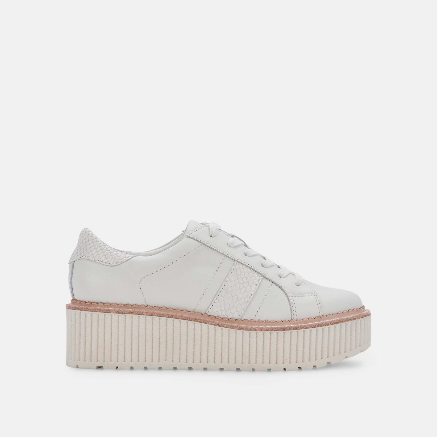 Tiger Sneakers White Leather