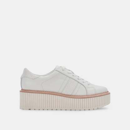 Tiger Sneakers White Leather