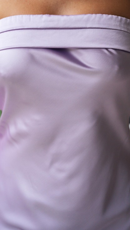 Half Open Back Sleeveless Silky Maxi Dress