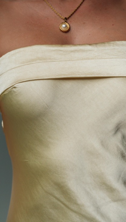 Half Open Back Sleeveless Silky Maxi Dress