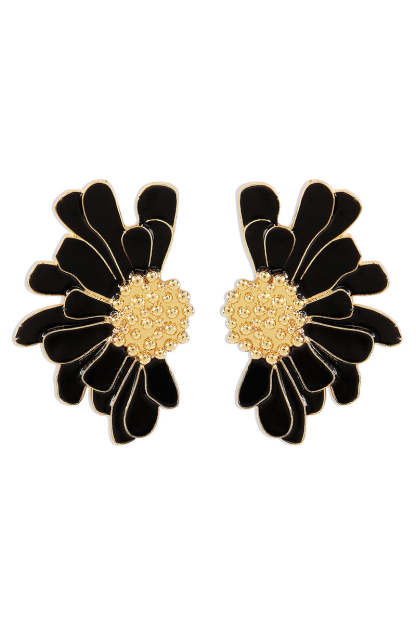 Flower Shape Boho Alloy Vintage Stud Earrings