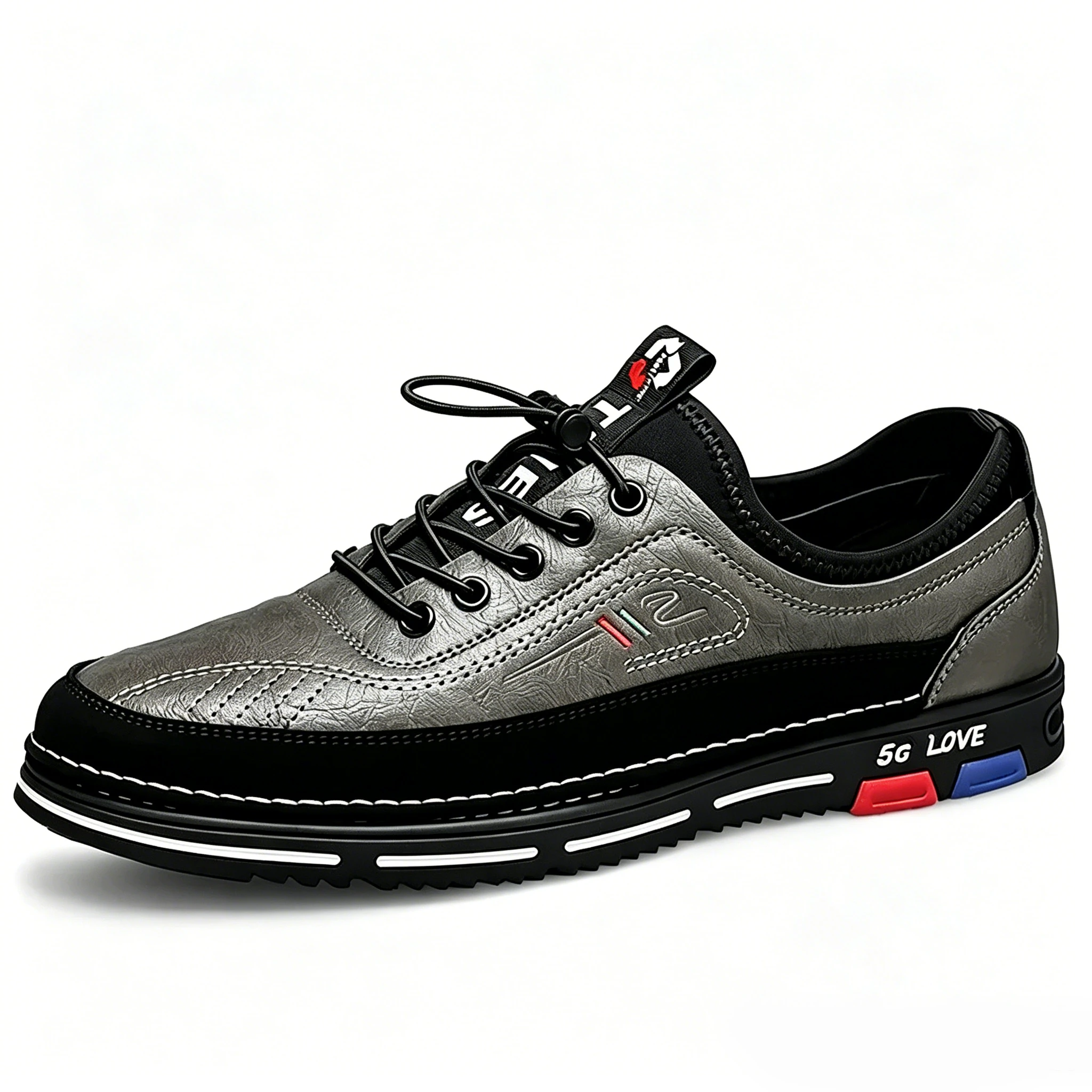 Gray-Black Urban - Ailongcity® Fashion Sneakers Sleek Design with Trendy Tech-Inspired Details