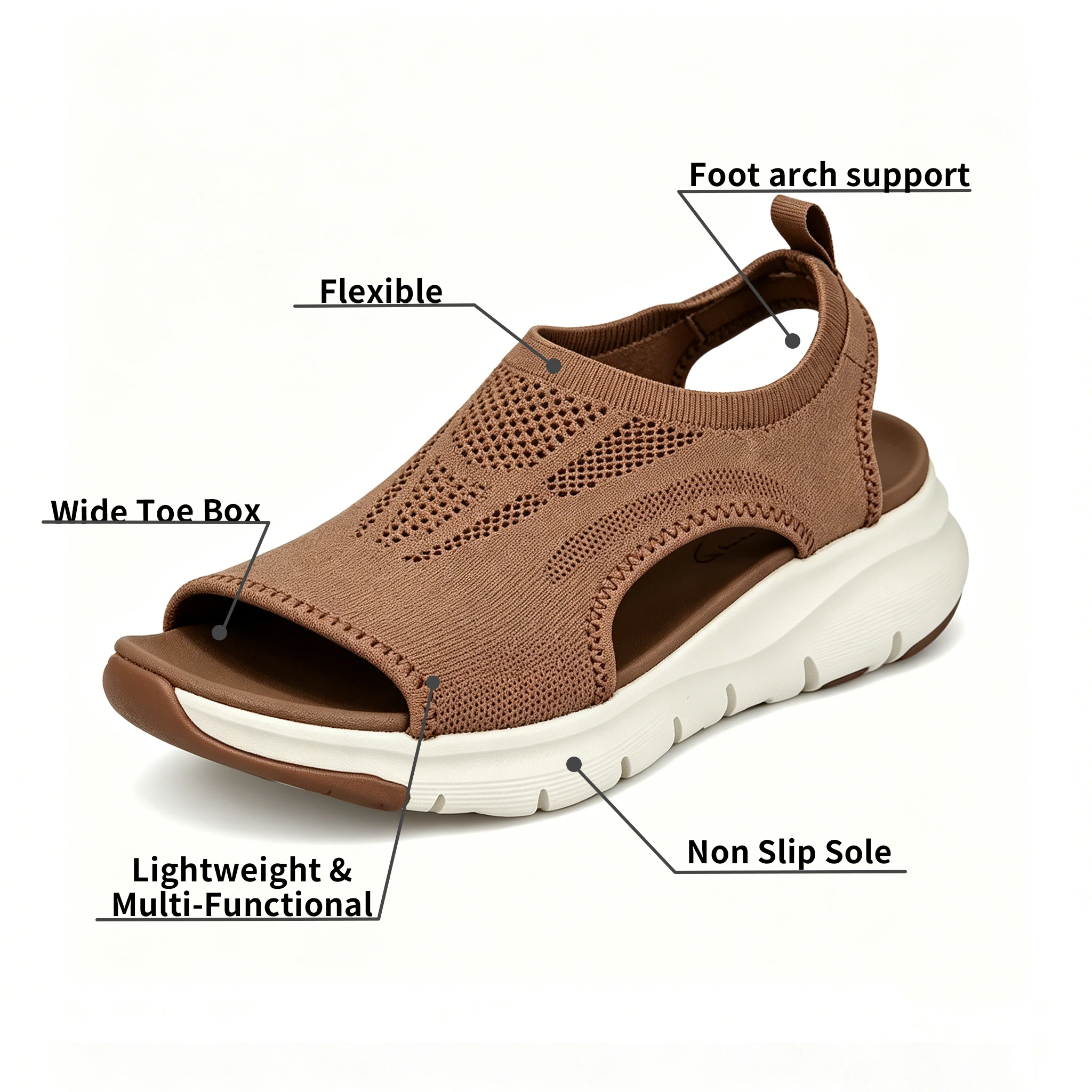 Ailongcity®-- ergonomic pain-relievingcomfort sandals