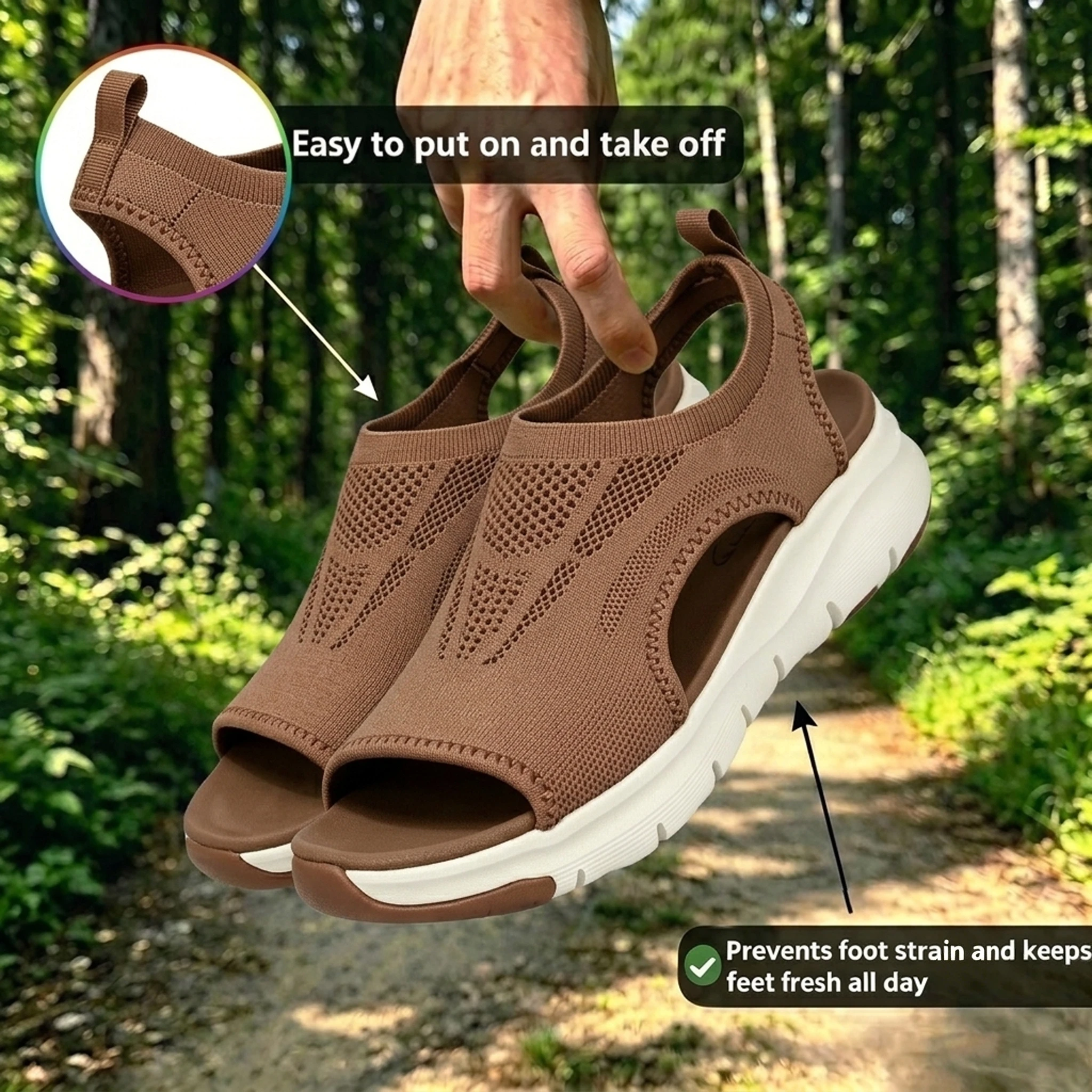 Ailongcity®-- ergonomic pain-relievingcomfort sandals