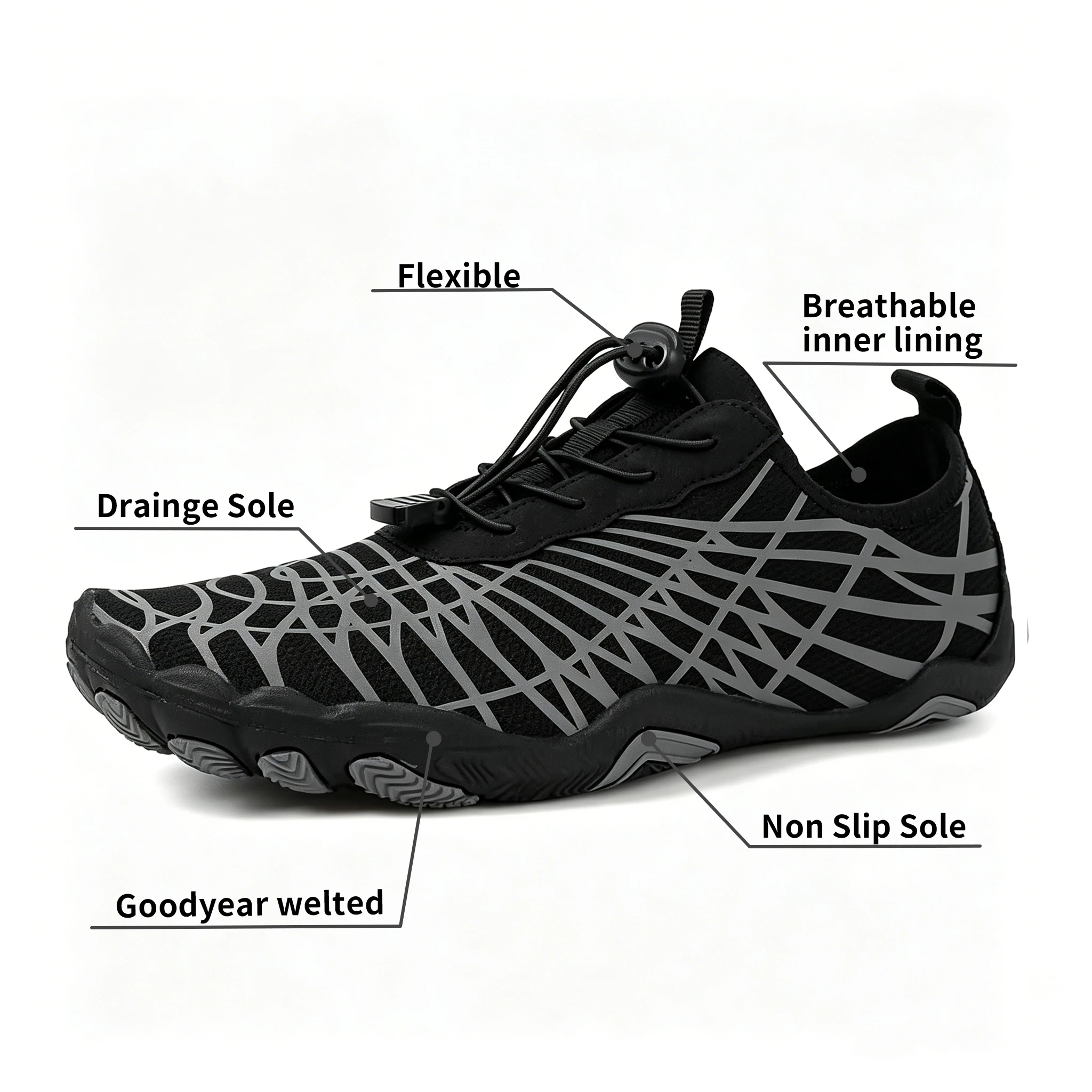 Blush Flex Aqua - Ailongcity® Sneakers Lightweight Knit Design for Dynamic Water Adventures and Flexible Comfort (Unisex)