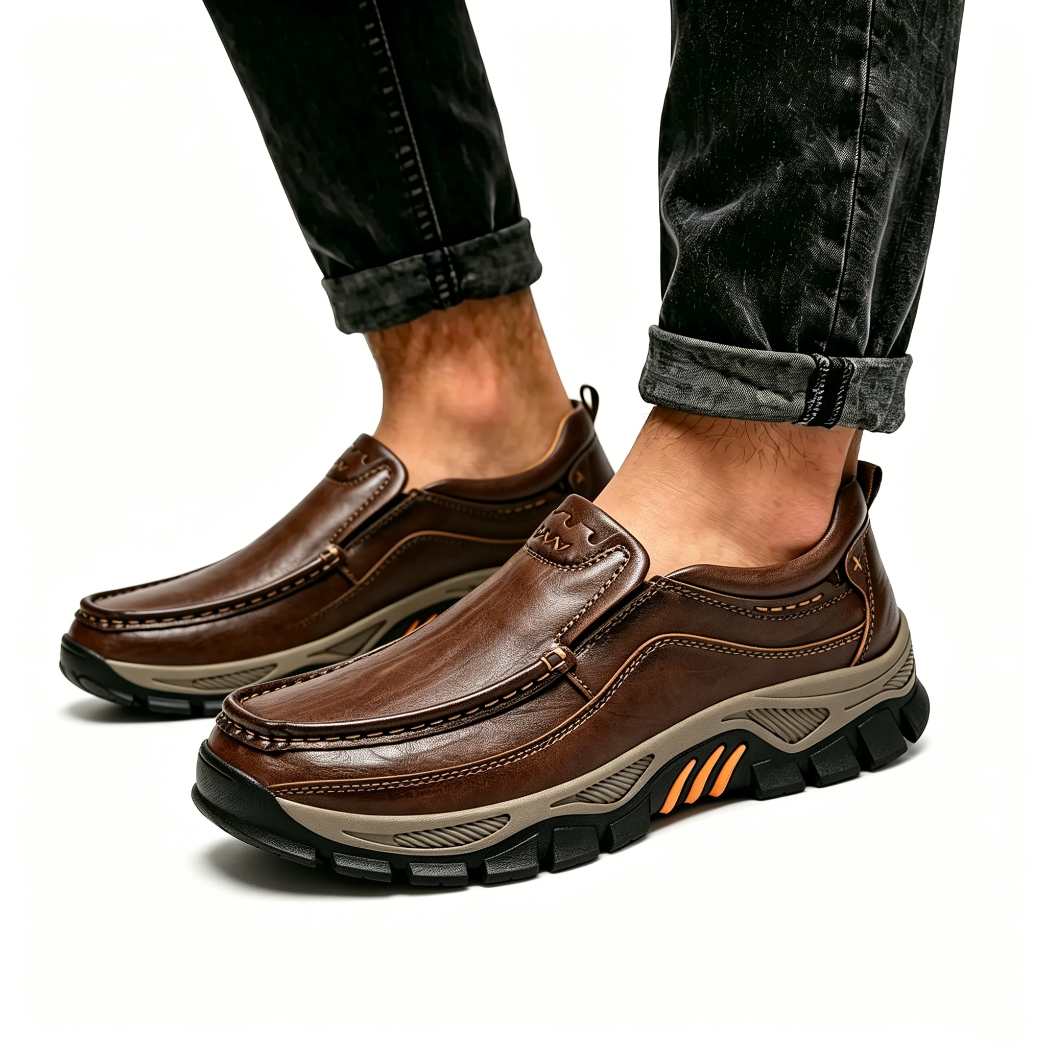 [Copy]⏰Last Day! 45% OFF  🔥AILONGCITY® Men's Outdoor Leather Casual Shoes – Handmade Hiking & Walking Sneakers