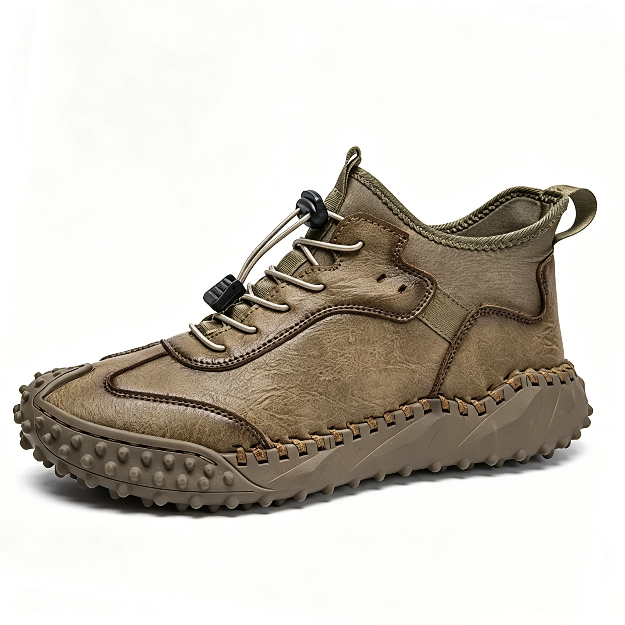 Tan Rugged - Ailongcity® Quick-Lace Outdoor Boots Trail-Ready Grit with Effortless Style