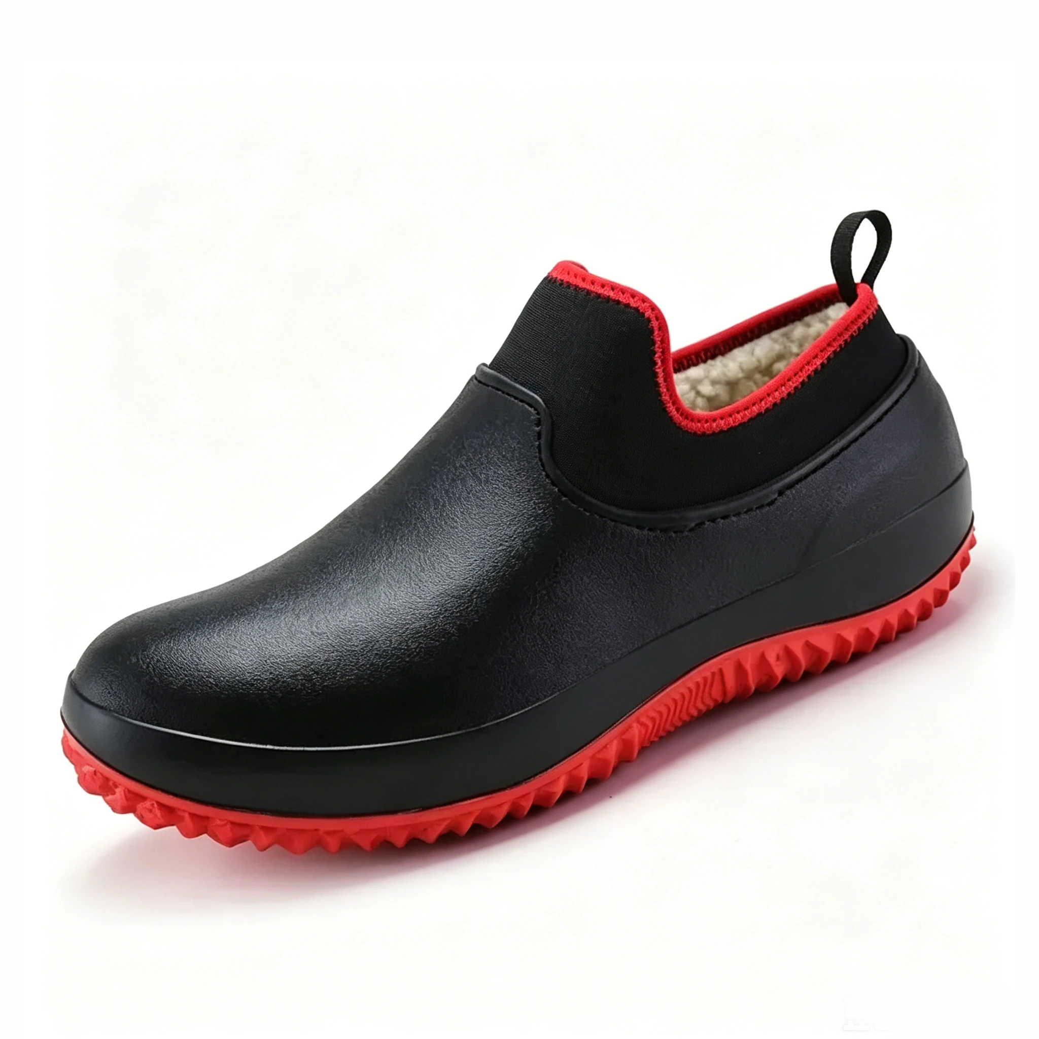 Olive Green - Ailongcity® Fleece-Lined Waterproof Slip-On Shoes: All-Weather Protection with Cozy Warmth for Outdoor Chores