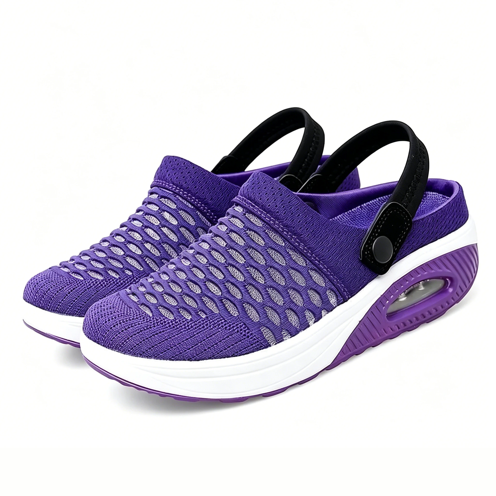 AirComfort Knit - Ailongcity® Slingback Clogs Breathable Knit Design with Cushioned Air-Sole for All-Day Ease