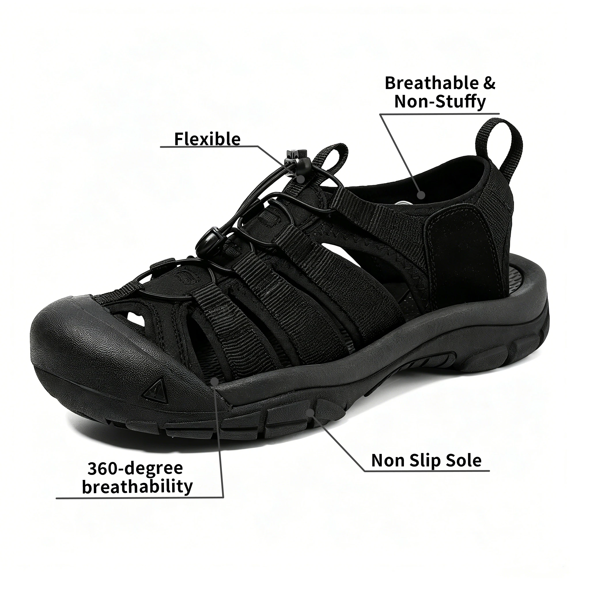 Ailongcity®– Ergonomic Footbed & Ultra-Lightweight Barefoot Sandals