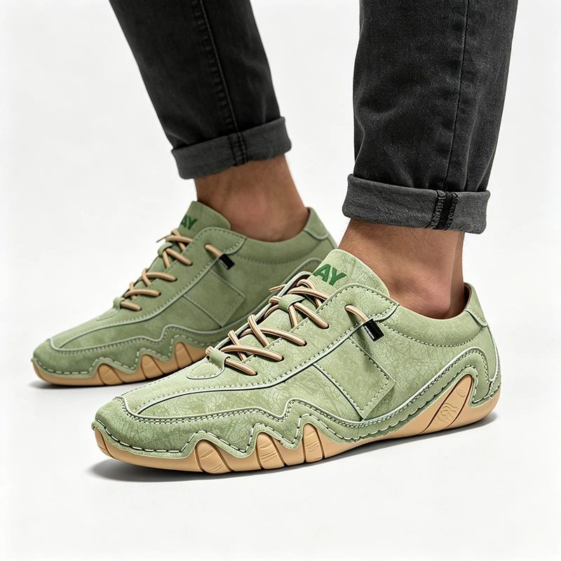2026 New Wild Claw - Ailongcity® Artisan Low-Tops Handcrafted Leather for Urban Sophistication