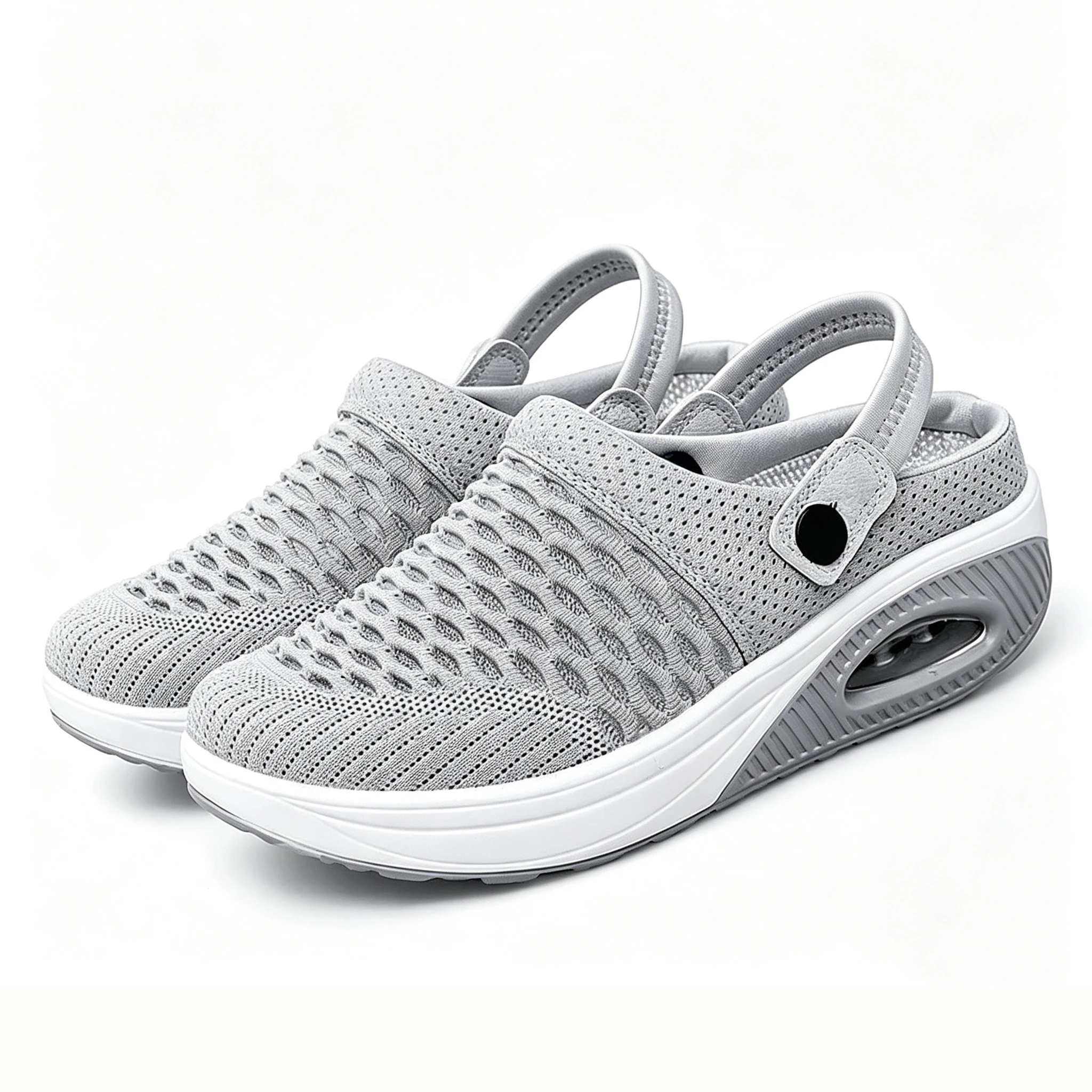 AirComfort Knit - Ailongcity® Slingback Clogs Breathable Knit Design with Cushioned Air-Sole for All-Day Ease