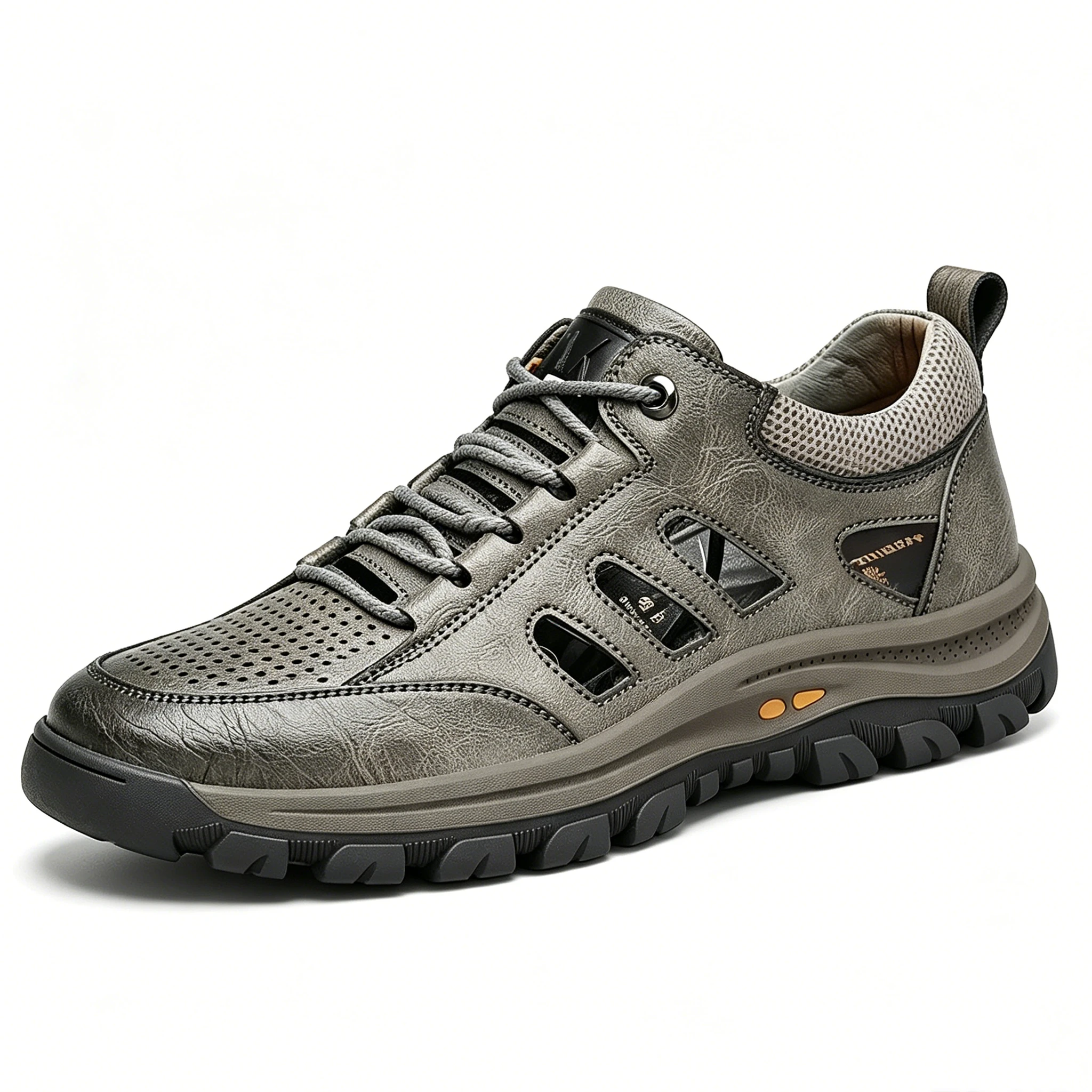 Brown Ventilated - Ailongcity® Outdoor Hiking Shoes: Breathable Design for Trail Conquests