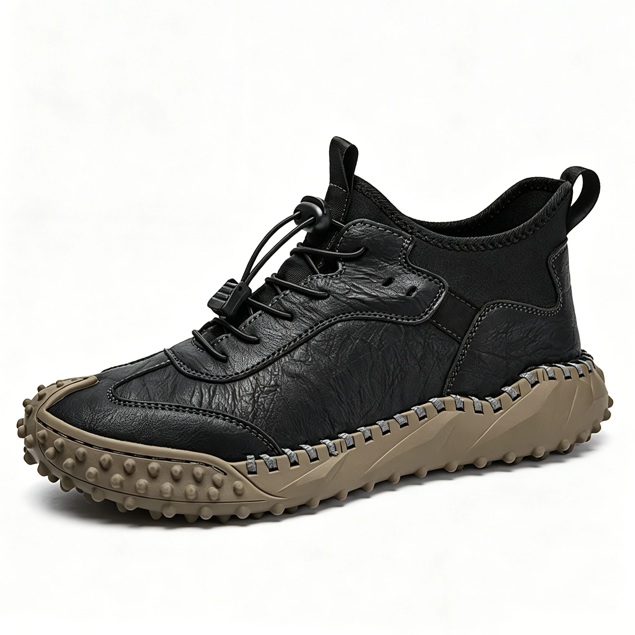 Tan Rugged - Ailongcity® Quick-Lace Outdoor Boots Trail-Ready Grit with Effortless Style