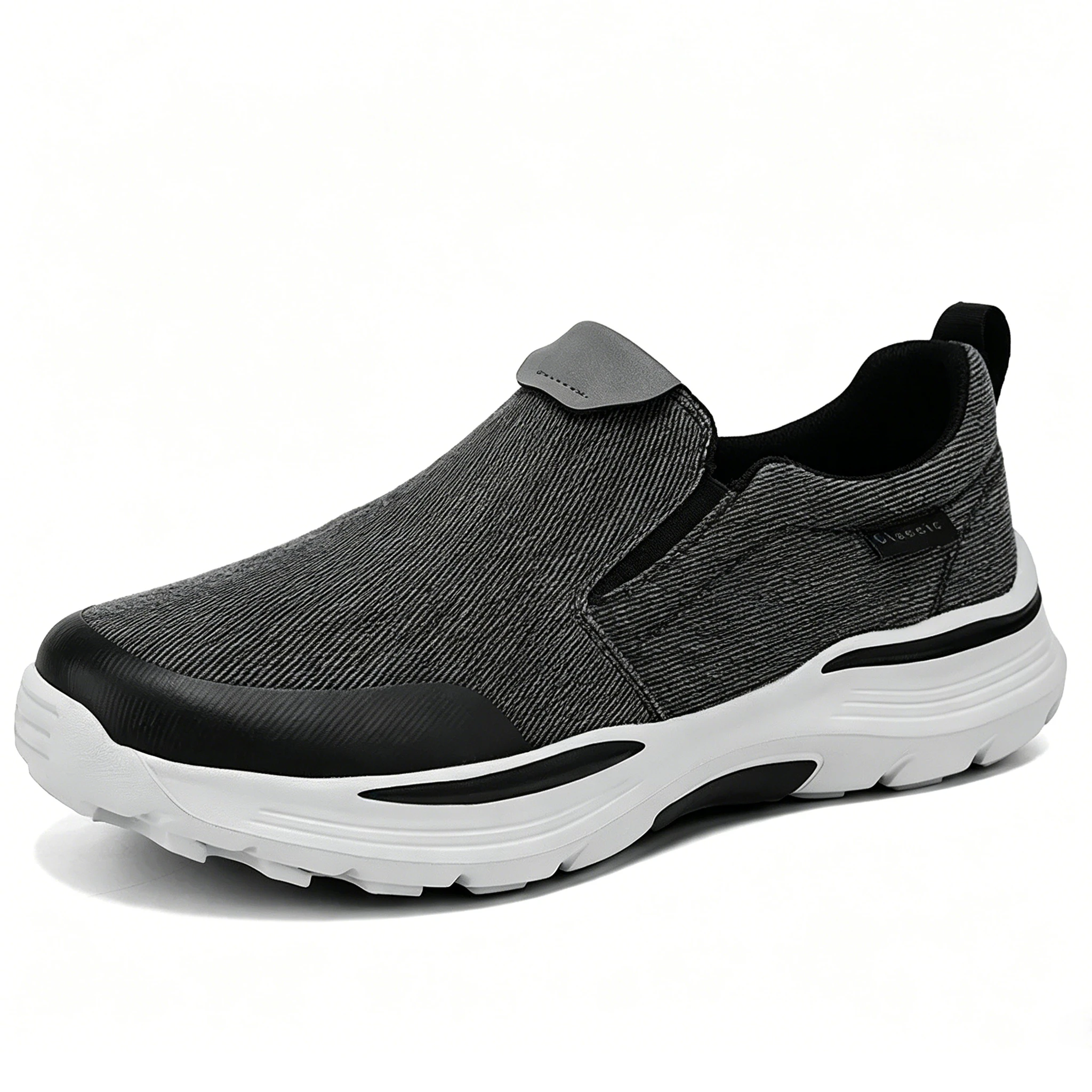 Beige Canvas - Ailongcity® Slip-On Casual Sneakers Timeless Comfort with Modern Rugged Design for Everyday Versatility