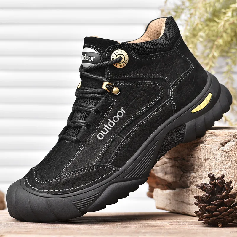 Ailongcity® Explorer: Premium Handmade Leather Boots for Men