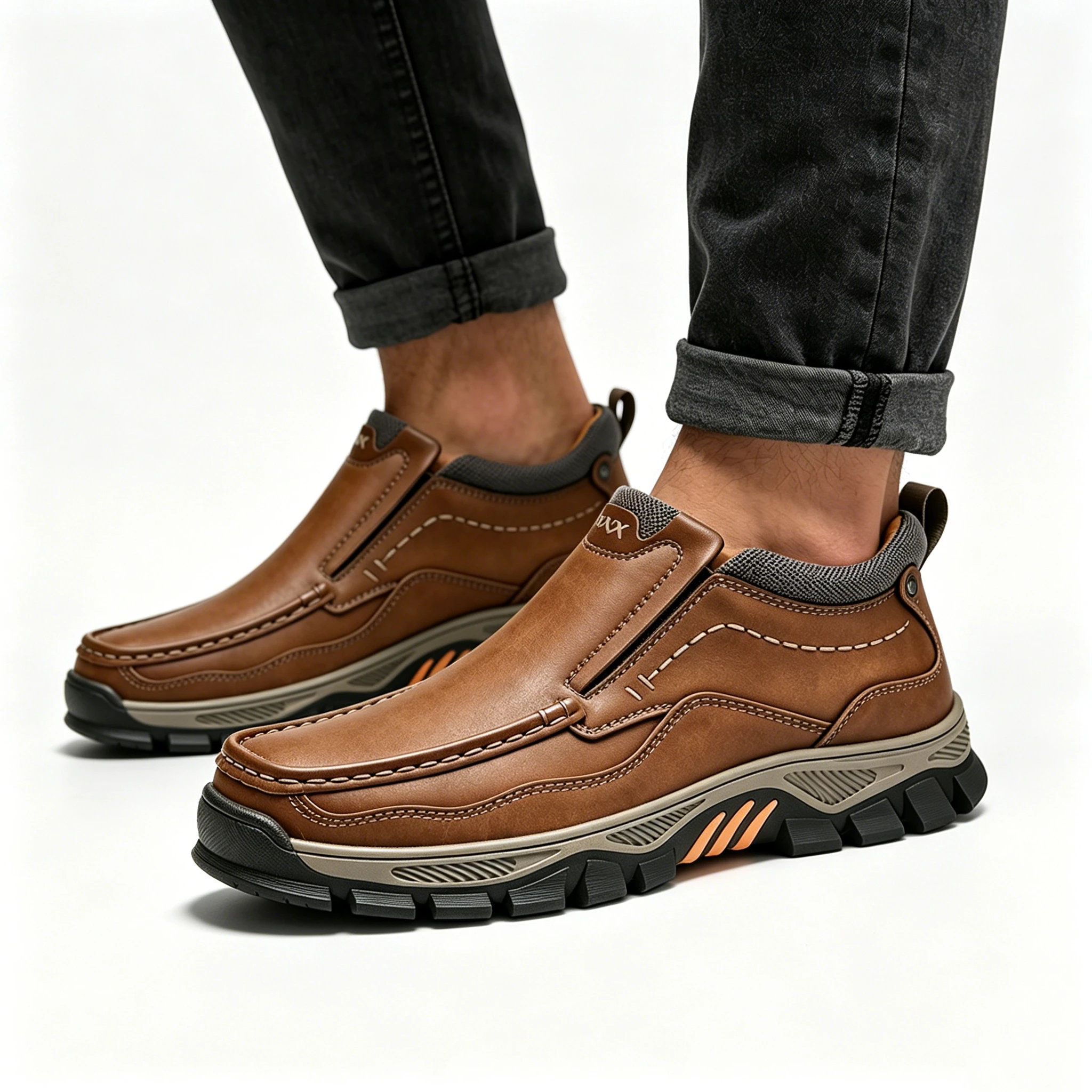 ⏰Last Day!45% OFF 🔥 AILONGCITY®Men's Handmade Genuine Leather Orthopedic Comfortable Walking Boots