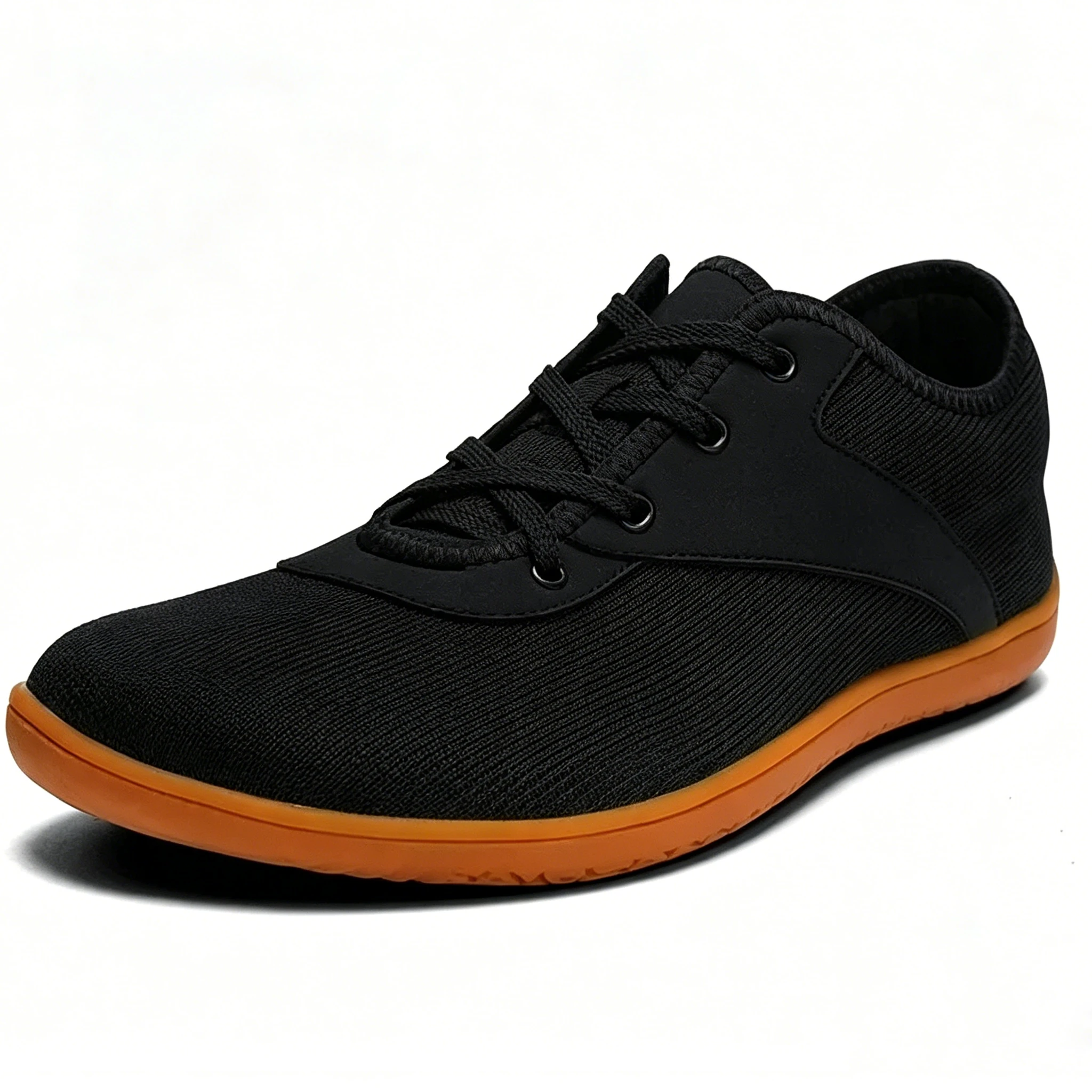 Beige Knit - Ailongcity® Lace-Up Minimalist Sneakers Breathable Simplicity for Everyday Versatility