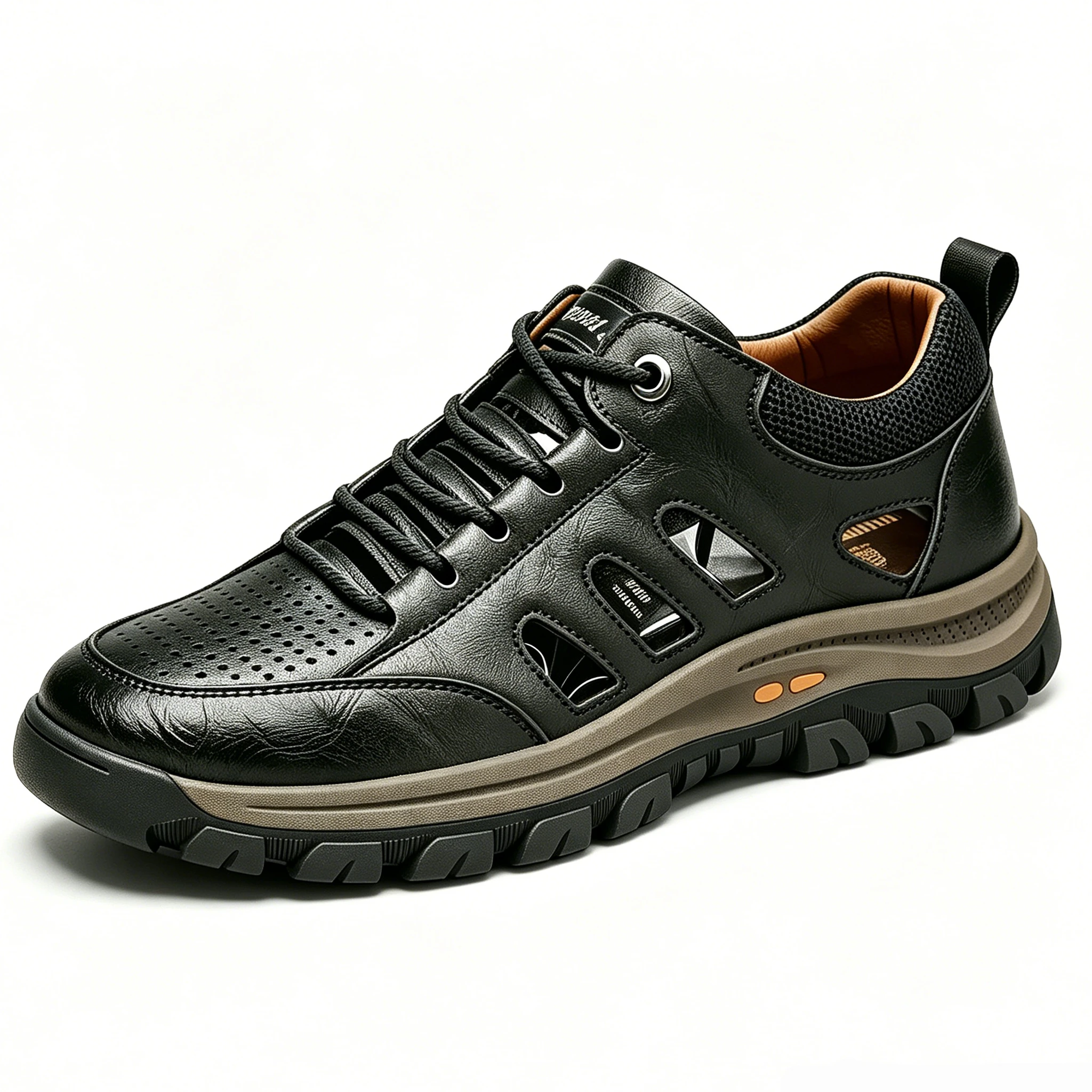 Brown Ventilated - Ailongcity® Outdoor Hiking Shoes: Breathable Design for Trail Conquests