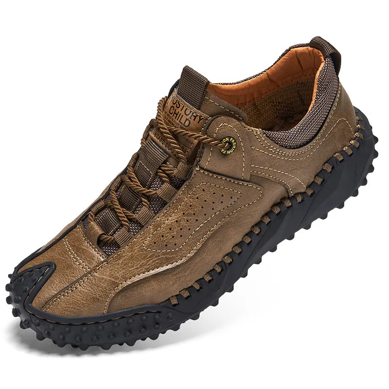 Ailongcitystride™ Eco-Friendly Leather Handcrafted Orthopedic Shoes