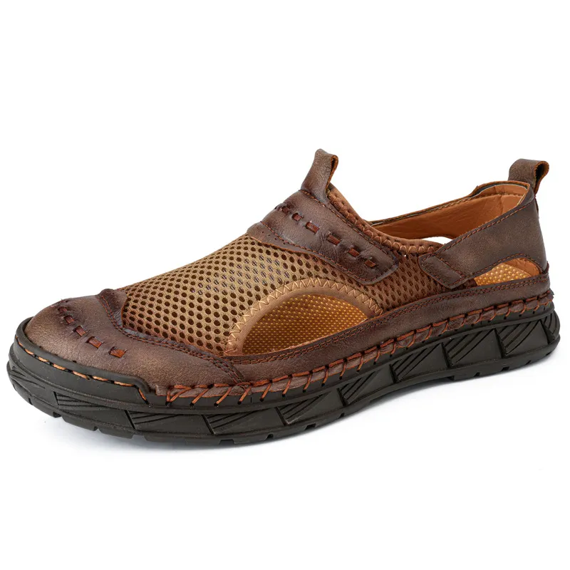 ⏰Promotion - 50% OFF🔥Ailongcity®Men's Hand-Stitched Outdoor Casual Beach Sandals