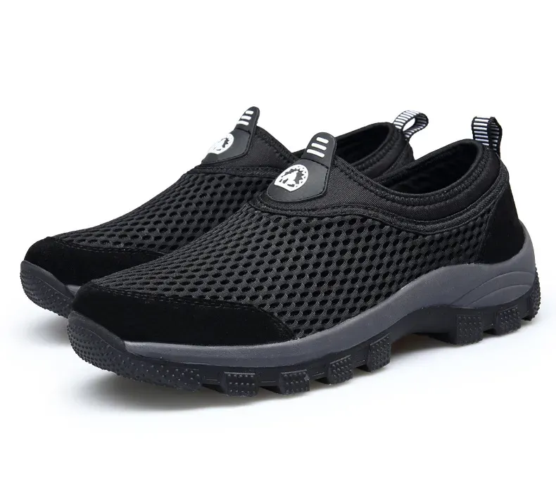 ⏰Promotion - 50% OFF🔥Ailongcity® Mens Casual Slip On Mesh Breathable Walking Hiking Sneaker