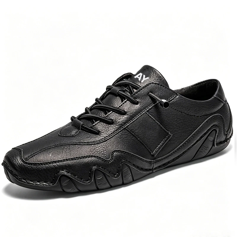 Salkin Azure - Ailongcity Artisan Low-Tops: Handcrafted Leather for Urban Sophistication