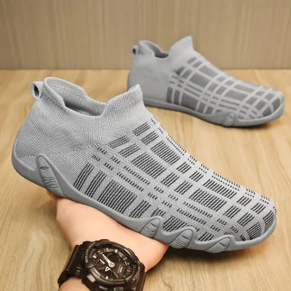 ⏰Promotion - 50% OFF🔥 Ailongcity® Soft-soled Lazy People Slip-on Men's Breathable Casual Shoes