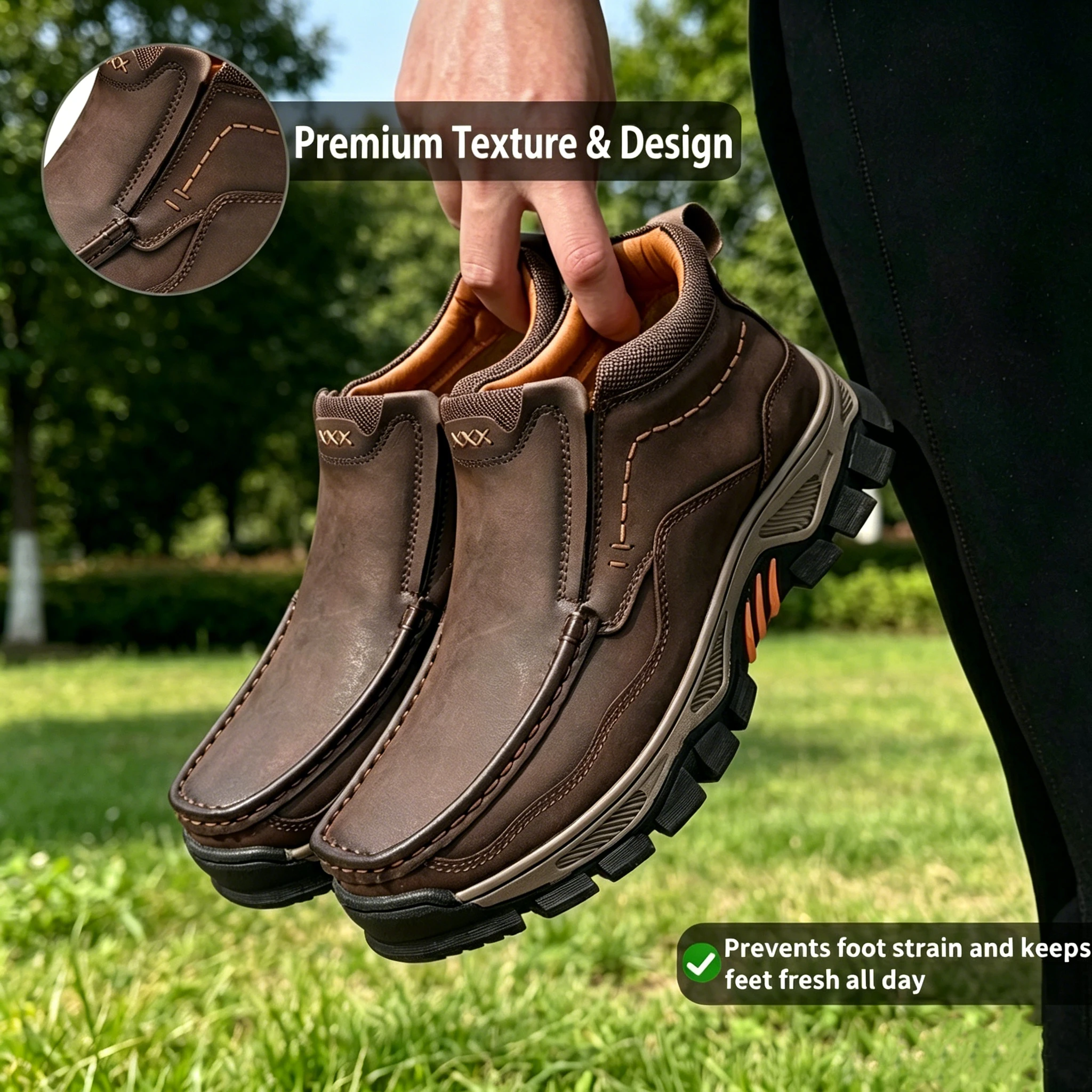 ⏰Last Day!45% OFF 🔥 AILONGCITY®Men's Handmade Genuine Leather Orthopedic Comfortable Walking Boots
