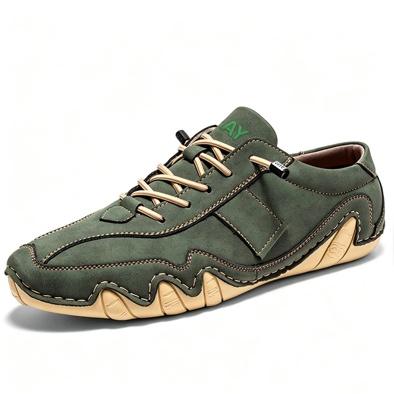 Salkin Azure - Ailongcity Artisan Low-Tops: Handcrafted Leather for Urban Sophistication