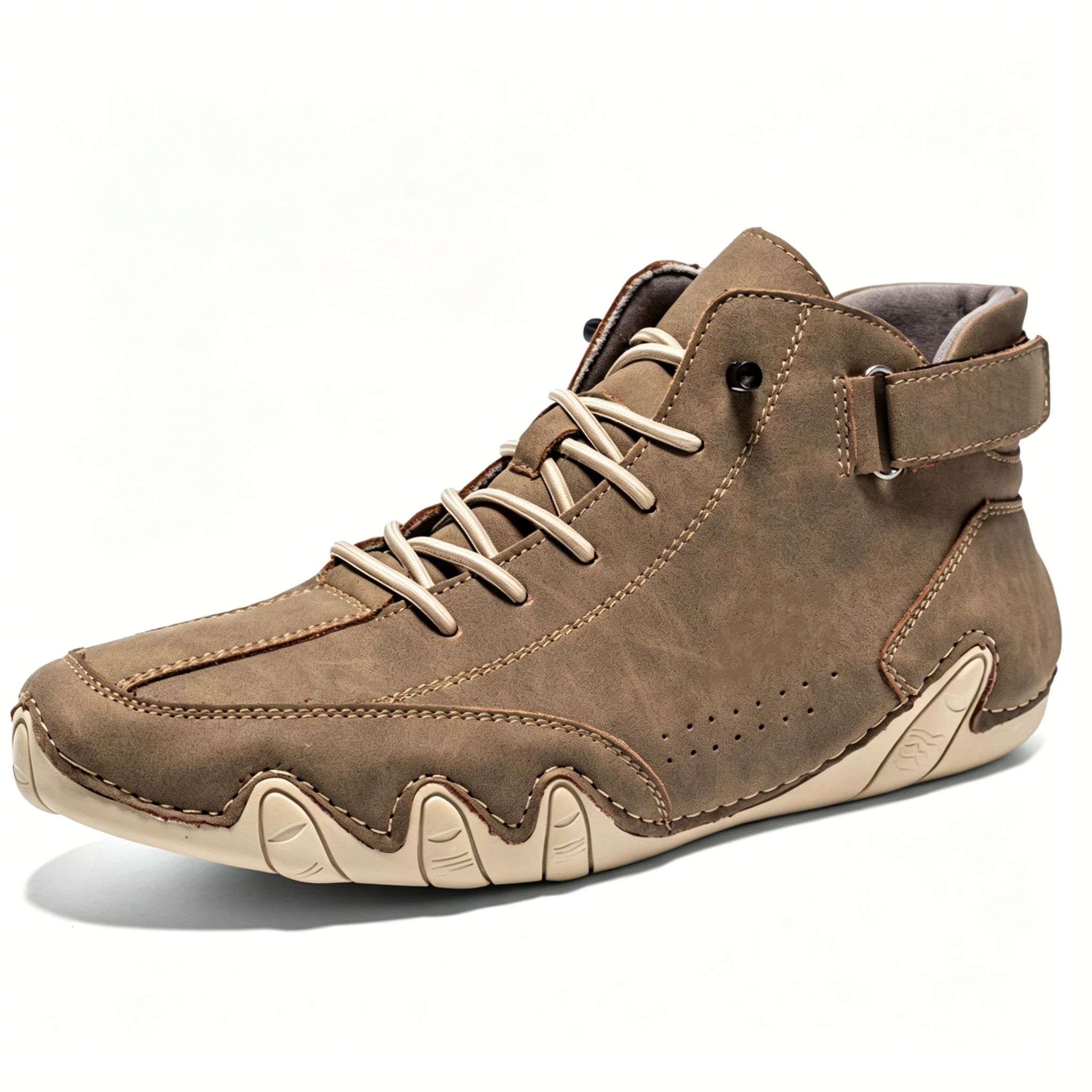 Salkin Azure - Ailongcity® Artisan High-Tops: Handcrafted Leather Design for Bold Urban Sophistication