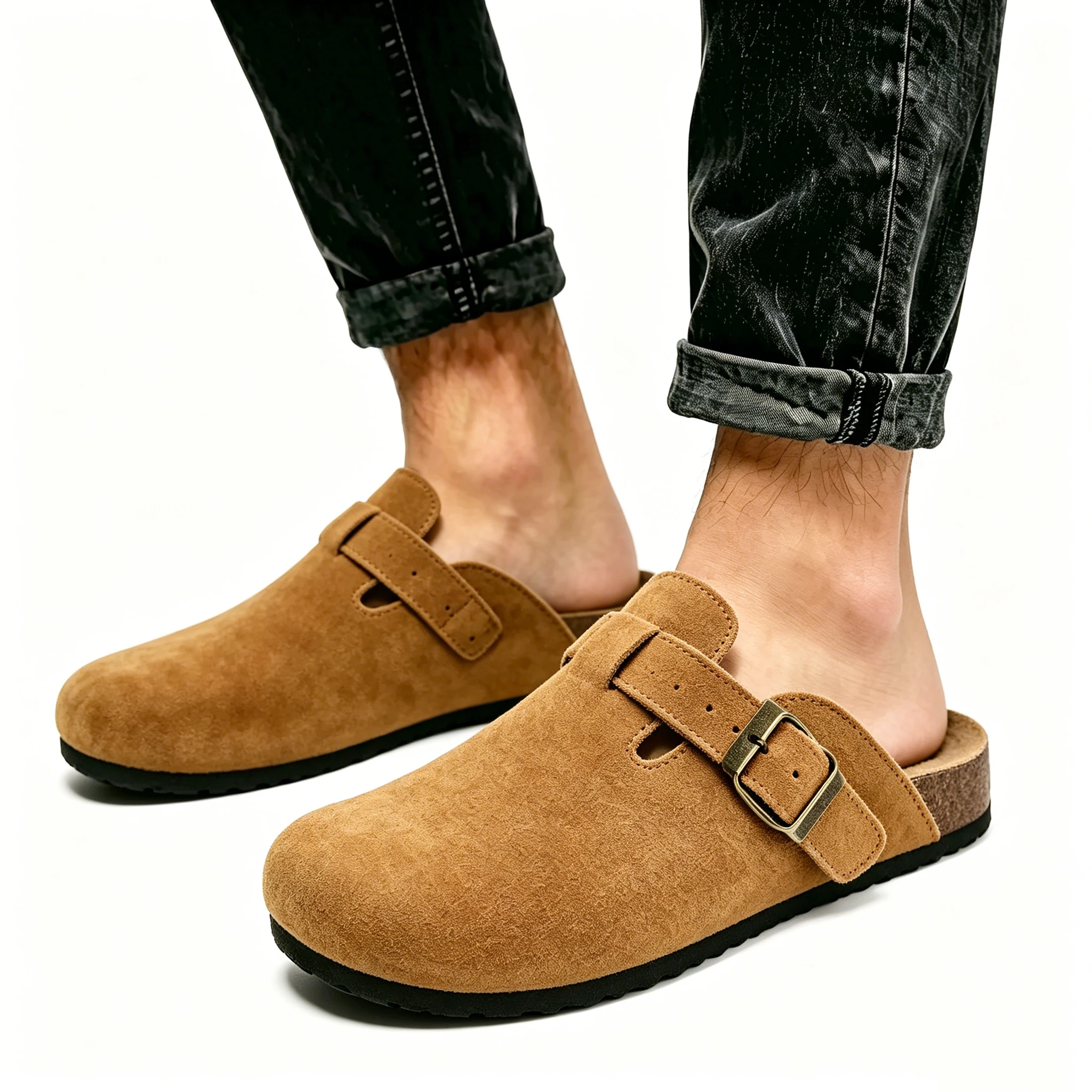 Ailongcity® Unisex Cork Clog Sandals – Lightweight, Ergonomic, and Perfect for Leisure